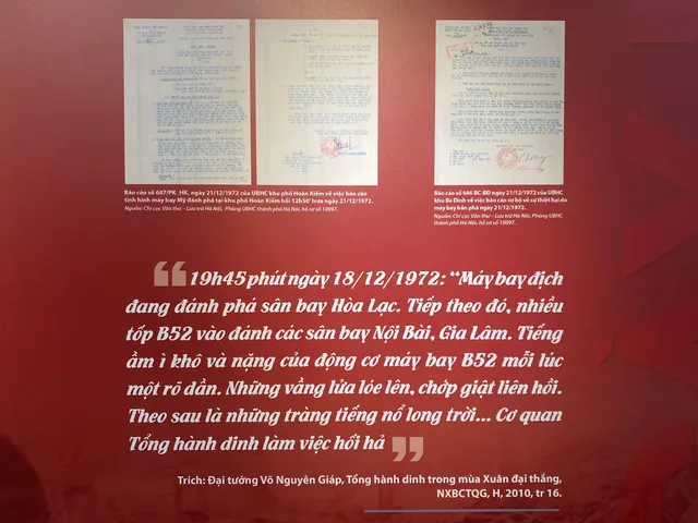 Trưng bày tài liệu “Hà Nội, Ký ức 12 ngày đêm - Điện Biên Phủ trên không” - Ảnh 10.