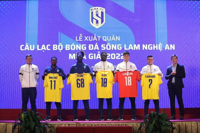 CLB Sông Lam Nghệ An đặt mục tiêu top 3 V.League 2022 - Ảnh 1.