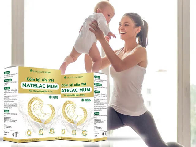 Cốm lợi sữa YM Matelac Mum: Sữa mát, dáng thon, con bụ sữa - Ảnh 4.