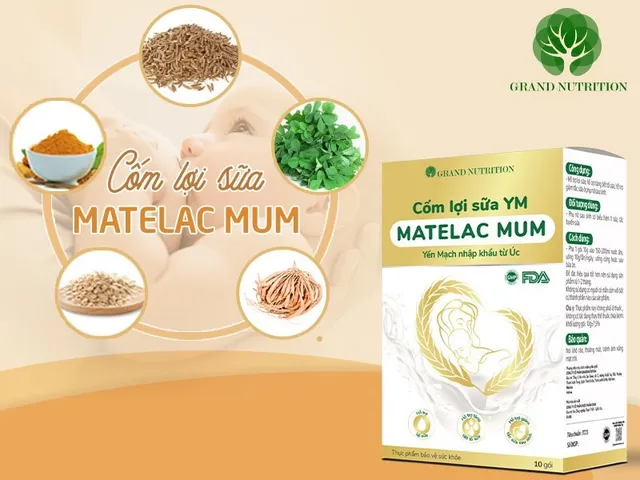 Cốm lợi sữa YM Matelac Mum: Sữa mát, dáng thon, con bụ sữa - Ảnh 3.