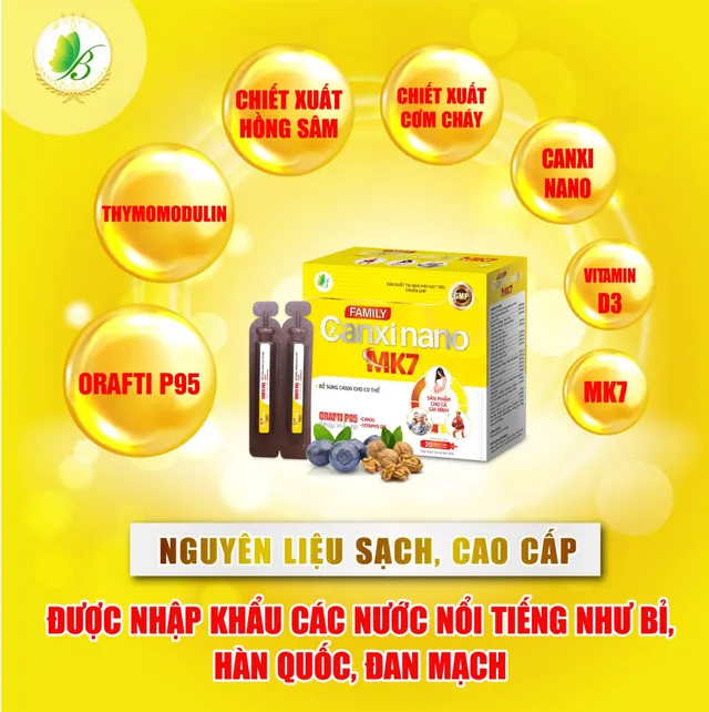 Family Canxi Nano MK7 – Đột phá bổ sung canxi giúp tăng chiều cao - Ảnh 2.