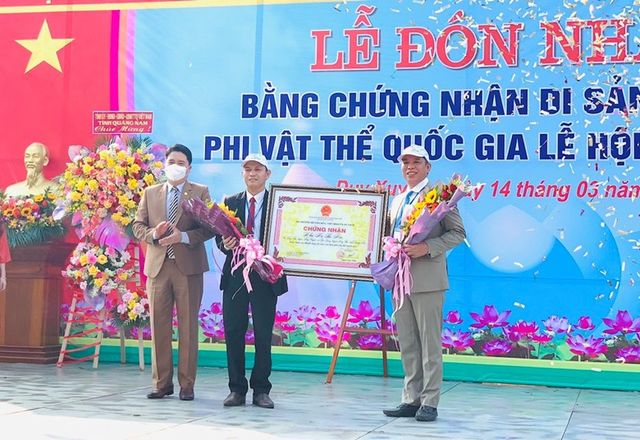 Lễ hội Bà Thu Bồn được công nhận Di sản văn hóa phi vật thể quốc gia - Ảnh 1.