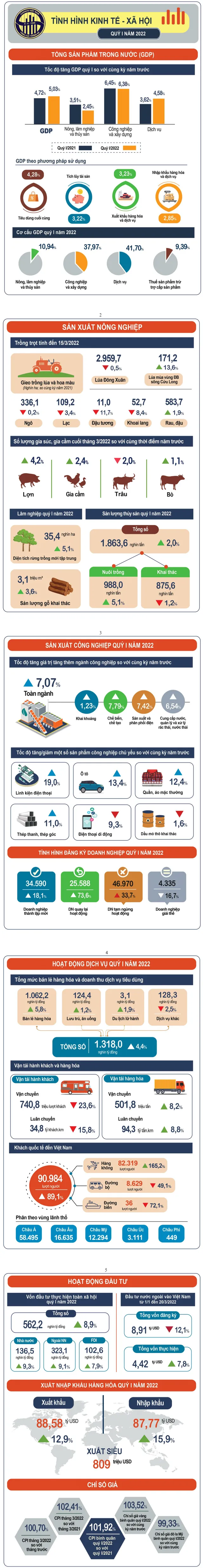 Bức tranh kinh tế Việt Nam quý I/2022 - Ảnh 1.