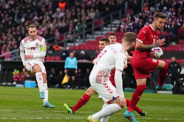 Giao hữu quốc tế | Eriksen lại lập công, giúp Đan Mạch thắng Serbia 3-0 - Ảnh 1.