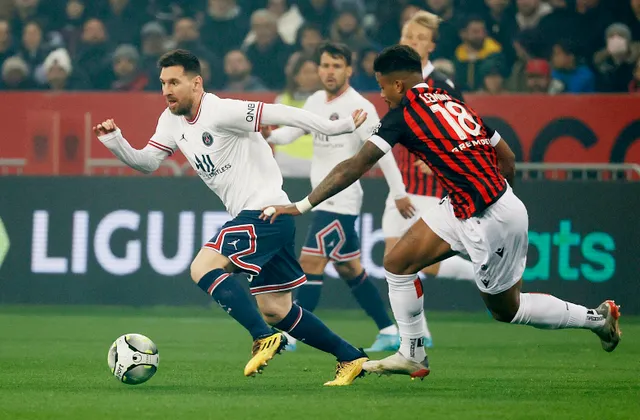 Messi mờ nhạt, Neymar hóa tội đồ, PSG thua sốc Nice - Ảnh 1.