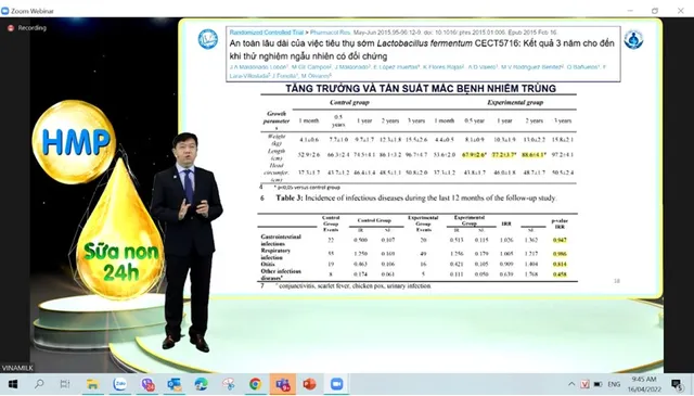 Hội thảo tăng cường miễn dịch cho trẻ từ sữa non và lợi khuẩn HMP - Ảnh 1.