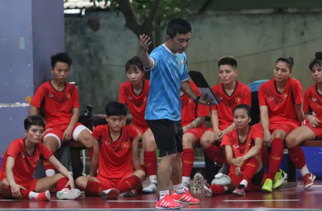 Hướng tới SEA Games 31: Đội tuyển nữ futsal Việt Nam tiếp tục đấu tập - Ảnh 2.