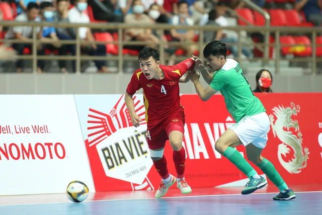 ĐT Futsal Việt Nam có điểm số đầu tiên tại SEA Games 31 - Ảnh 2.