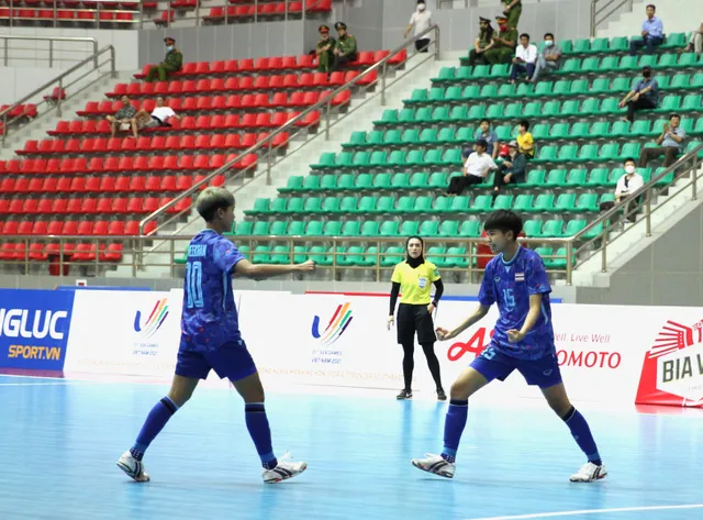 ĐT futsal nữ Thái Lan giành chiến thắng thứ 2 tại SEA Games 31 - Ảnh 1.