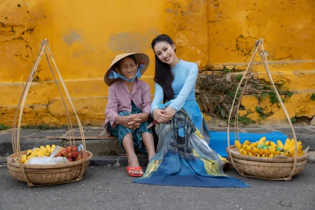 Nhan sắc Hoa khôi miền Trung Đoàn Hồng Trang thi Miss Global 2022 - Ảnh 4.