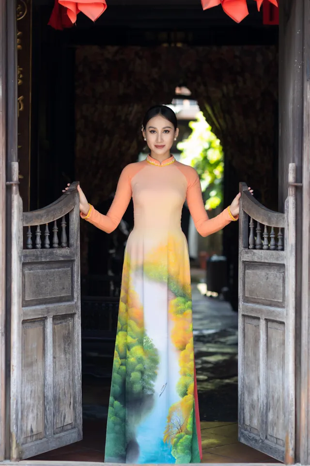 Nhan sắc Hoa khôi miền Trung Đoàn Hồng Trang thi Miss Global 2022 - Ảnh 9.