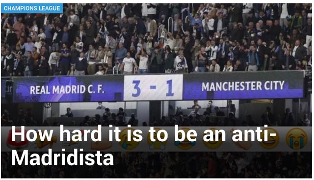 Báo chí Anh và Tây Ban Nha phản ứng trái ngược sau trận Real Madrid – Man City - Ảnh 4.