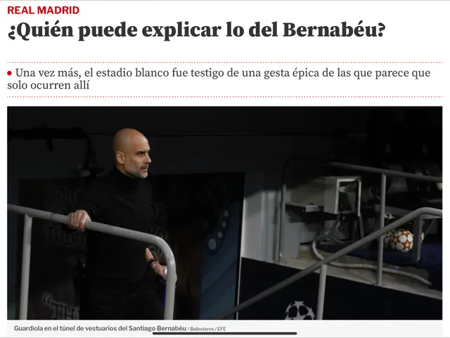 Báo chí Anh và Tây Ban Nha phản ứng trái ngược sau trận Real Madrid – Man City - Ảnh 5. Báo chí Anh và Tây Ban Nha phản ứng trái ngược sau trận Real Madrid – Man City - Ảnh 5.