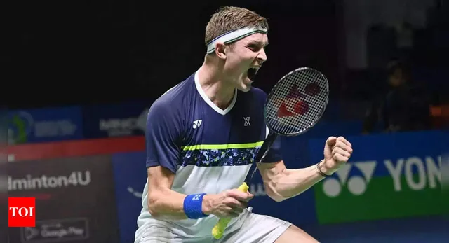 Viktor Axelsen vào bán kết giải cầu lông Indonesia mở rộng - Ảnh 1.