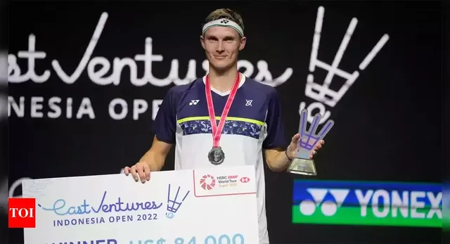 Viktor Axelsen vô địch giải cầu lông Indonesia mở rộng - Ảnh 1.