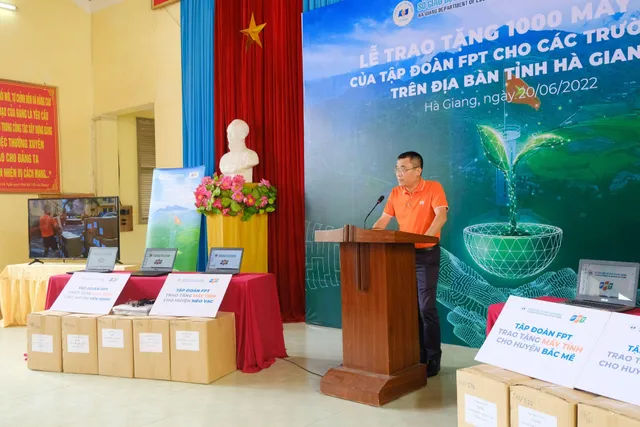 1000 máy tính trao tặng cho các trường học tại Hà Giang - Ảnh 1.