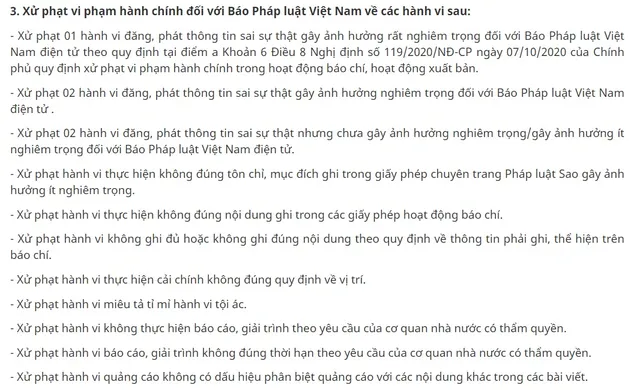 Thanh tra Bộ Thông tin và Truyền thông chỉ ra hàng loạt sai phạm của Báo Pháp luật Việt Nam - Ảnh 1.