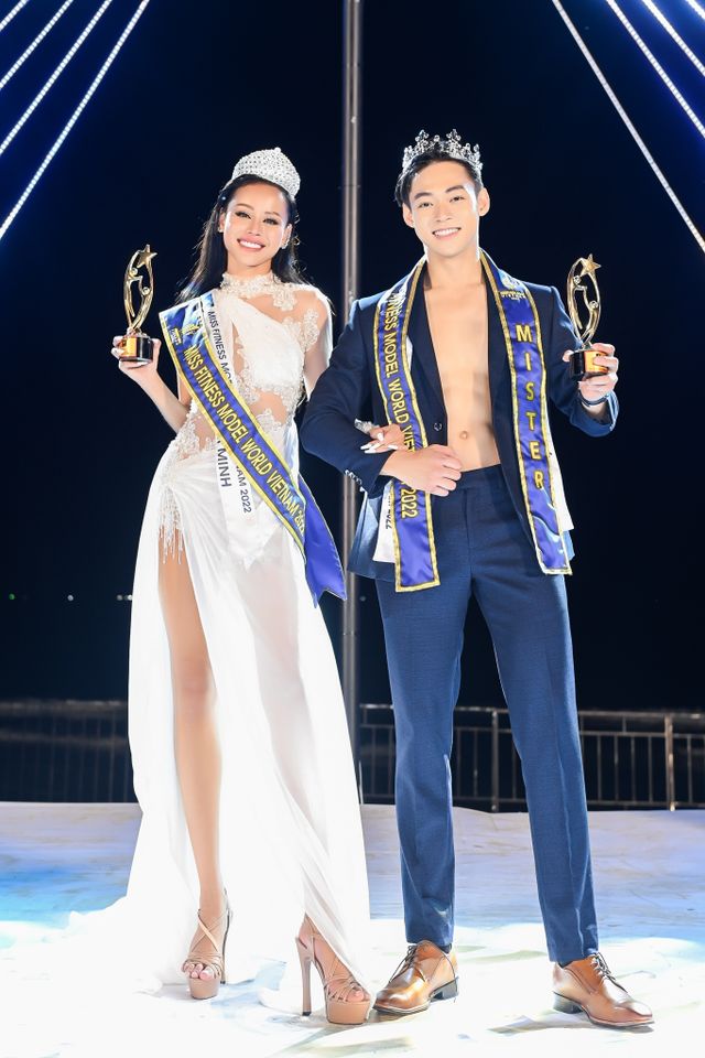 Kim Minh Sơn - Diễm My giành ngôi Quán quân Fitness Model World Vietnam 2022 - Ảnh 1.