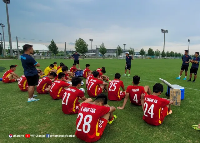 U20 Việt Nam hoàn thành bài kiểm tra trước “quân xanh” Tuyển Đại học Osaka Sangyo - Ảnh 2.