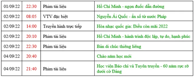 Xem gì dịp nghỉ lễ Quốc khánh 2/9 trên sóng VTV? - Ảnh 1.