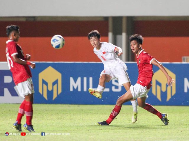 Thua đáng tiếc trước U16 Indonesia, U16 Việt Nam buộc phải chờ kết quả tại bảng C - Ảnh 4.