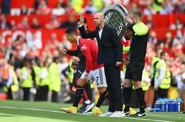 Erik ten Hag có nguy cơ bị sa thải cao thứ 3 tại Ngoại hạng Anh - Ảnh 1. Erik ten Hag có nguy cơ bị sa thải cao thứ 3 tại Ngoại hạng Anh - Ảnh 1.
