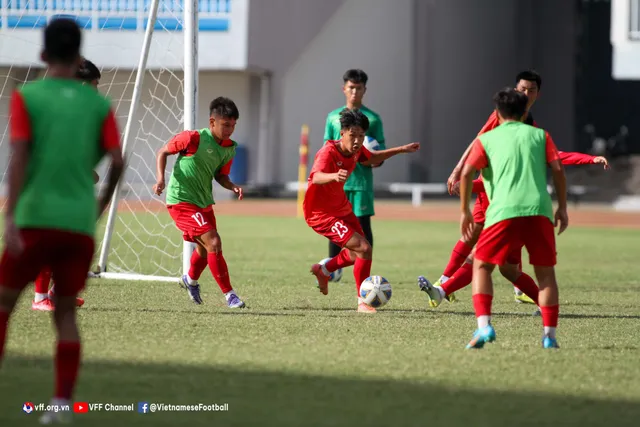 U16 Việt Nam hăng say tập luyện, hướng đến vòng bán kết giải U16 Đông Nam Á 2022 - Ảnh 8.