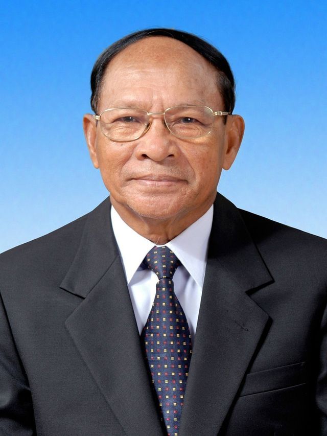 Chủ tịch Quốc hội Vương quốc Campuchia Samdech Heng Samrin thăm chính thức Việt Nam - Ảnh 1.