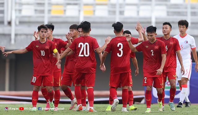 U20 Việt Nam giành chiến thắng cách biệt ở trận ra quân tại vòng loại U20 châu Á - Ảnh 8.