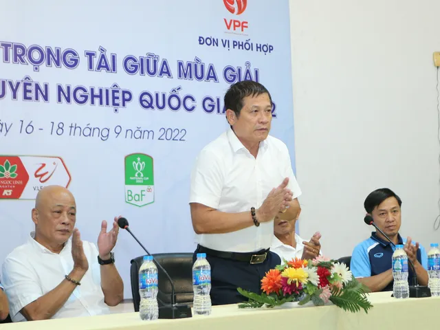 Khai mạc Lớp tập huấn Giám sát, Trọng tài giữa mùa giải Các Giải BĐCN QG 2022. - Ảnh 4.