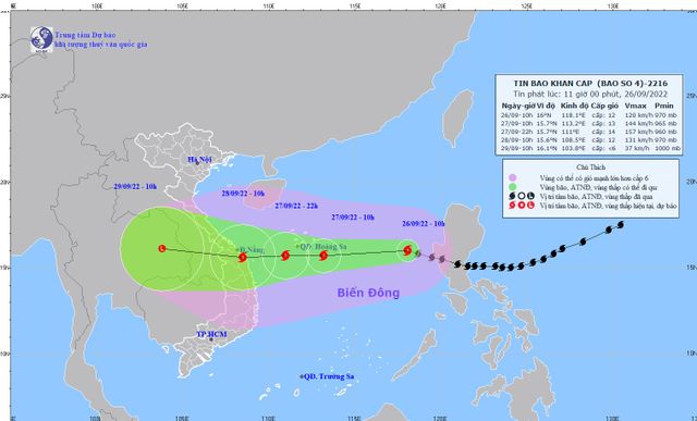 CẬP NHẬT: Bão số 4 tăng 1 cấp, dự báo còn mạnh thêm - Ảnh 25.