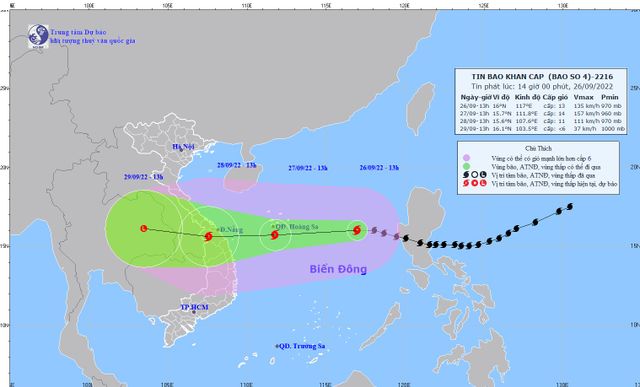 CẬP NHẬT: Bão số 4 tăng 1 cấp, dự báo còn mạnh thêm - Ảnh 22.