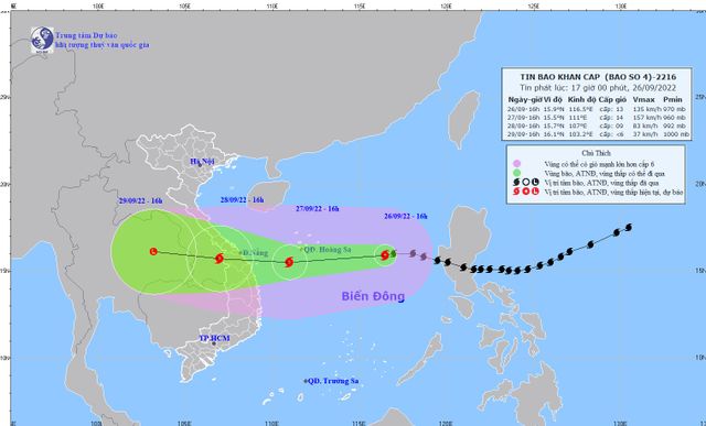 CẬP NHẬT: Bão số 4 tăng 1 cấp, dự báo còn mạnh thêm - Ảnh 16.