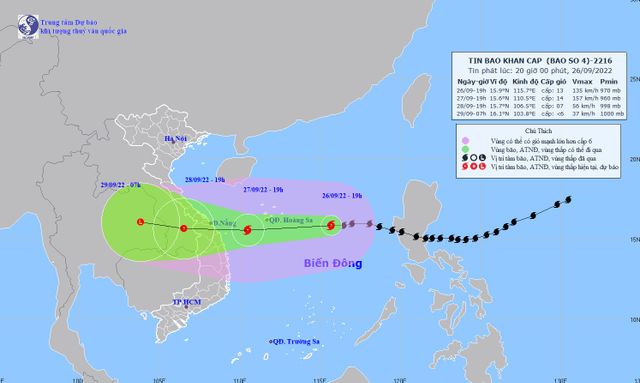 CẬP NHẬT: Bão số 4 tăng 1 cấp, dự báo còn mạnh thêm - Ảnh 12.