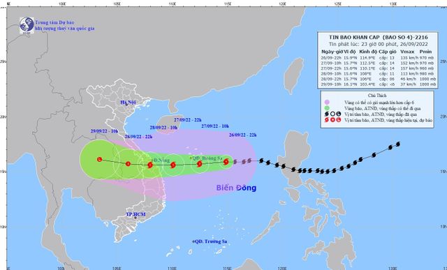 CẬP NHẬT: Bão số 4 tăng 1 cấp, dự báo còn mạnh thêm - Ảnh 9.