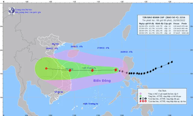 CẬP NHẬT: Bão số 4 tăng 1 cấp, dự báo còn mạnh thêm - Ảnh 28.