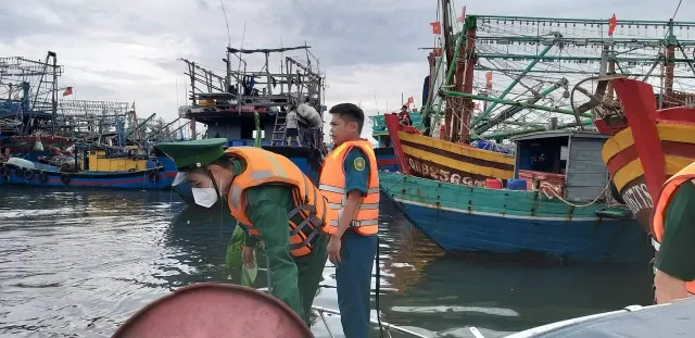 Ảnh: Neo đậu tàu cá gần khu vực cảng Sa Kỳ, Quảng Ngãi - Ảnh 7. Ảnh: Neo đậu tàu cá gần khu vực cảng Sa Kỳ, Quảng Ngãi - Ảnh 7.