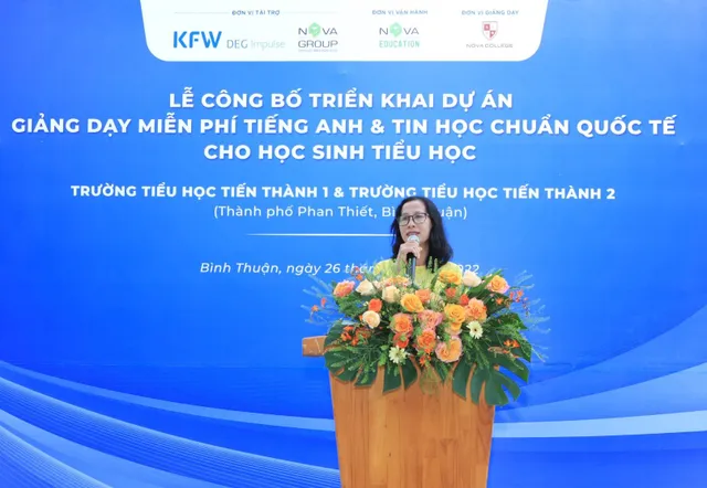 Ngân hàng tái thiết Đức đồng hành cùng NovaGroup tài trợ dự án giáo dục cho học sinh tiểu học - Ảnh 2.