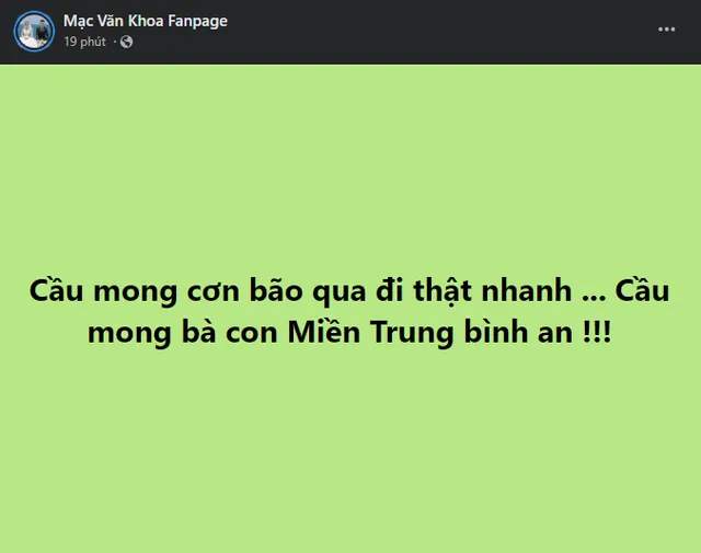 Sao Việt gửi lời động viên tinh thần đồng bào miền Trung - Ảnh 4.