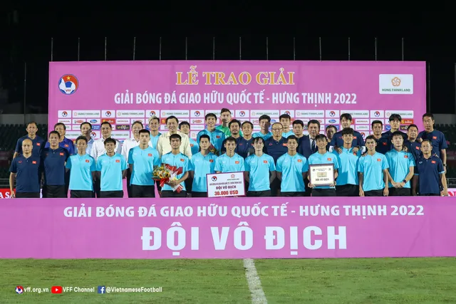 Thắng ĐT Ấn Độ 3-0, ĐT Việt Nam vô địch Giải giao hữu quốc tế – Hưng Thịnh 2022 - Ảnh 10.