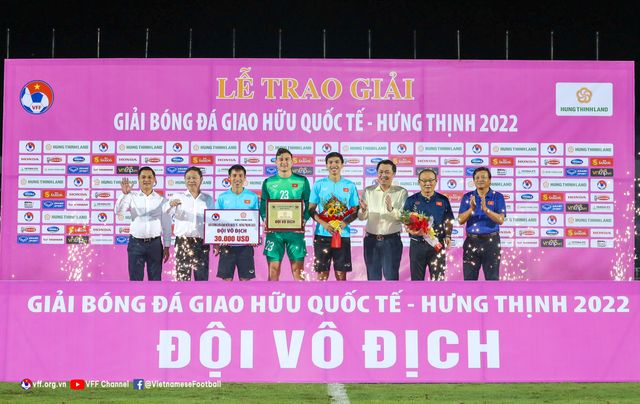 Thắng ĐT Ấn Độ 3-0, ĐT Việt Nam vô địch Giải giao hữu quốc tế – Hưng Thịnh 2022 - Ảnh 9.