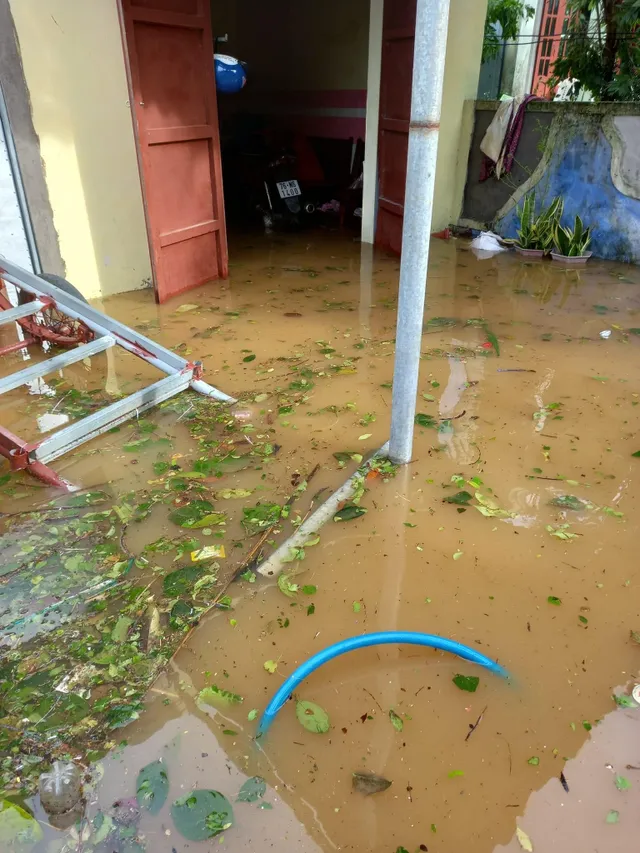 Không có thiệt hại về người, Lý Sơn tan hoang sau bão số 4 - Ảnh 6. Không có thiệt hại về người, Lý Sơn tan hoang sau bão số 4 - Ảnh 6.