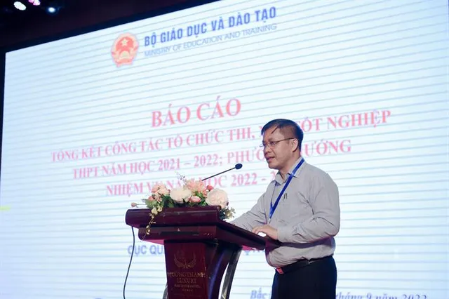 Tổ chức kỳ thi tốt nghiệp THPT năm 2023 theo hướng giữ ổn định như năm 2022 - Ảnh 2. Tổ chức kỳ thi tốt nghiệp THPT năm 2023 theo hướng giữ ổn định như năm 2022 - Ảnh 2.