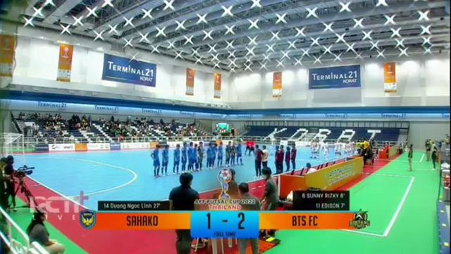 Thua Bintang Timur Surabaya FC ở bán kết, Sahako FC tranh giải Ba tại AFF futsal Cup 2022 - Ảnh 1.