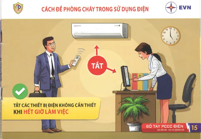 Kỹ năng phòng cháy chữa cháy điện tại các cơ sở sản xuất, kinh doanh và công sở - Ảnh 13.