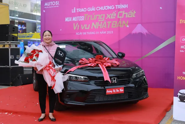 Mutosi trao xế chất Honda Civic E 2022 cho khách hàng may mắn - Ảnh 2.