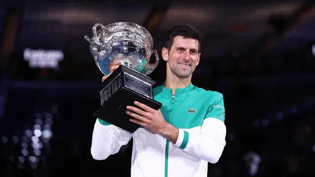 Tỉ lệ chiến thắng ấn tượng của Novak Djokovic tại Australia mở rộng - Ảnh 1.