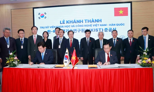 Khánh thành Viện Khoa học và Công nghệ Việt Nam - Hàn Quốc - Ảnh 5.
