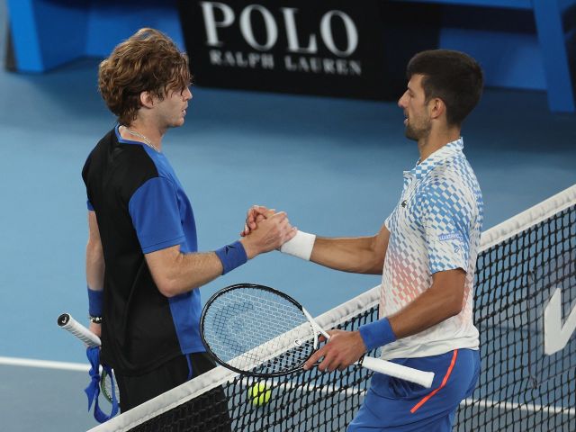 Thắng áp đảo Rublev, Djokovic giành quyền vào bán kết Australia mở rộng - Ảnh 1.