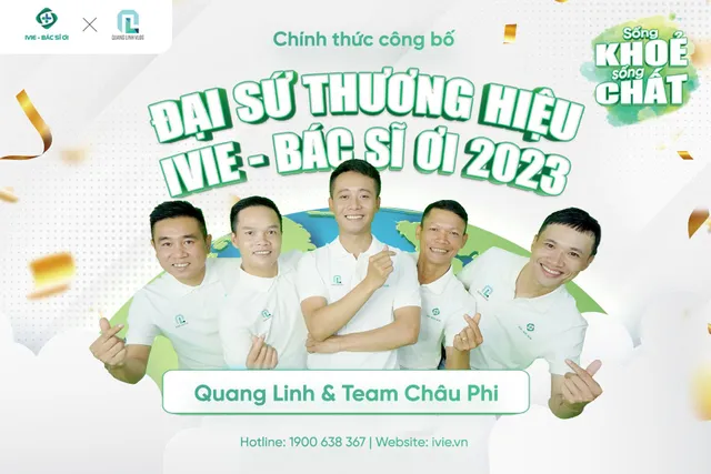 Quang Linh Vlogs và team châu Phi trở thành đại sứ thương hiệu của IVIE - Bác sĩ ơi - Ảnh 3. Quang Linh Vlogs và team châu Phi trở thành đại sứ thương hiệu của IVIE - Bác sĩ ơi - Ảnh 3.
